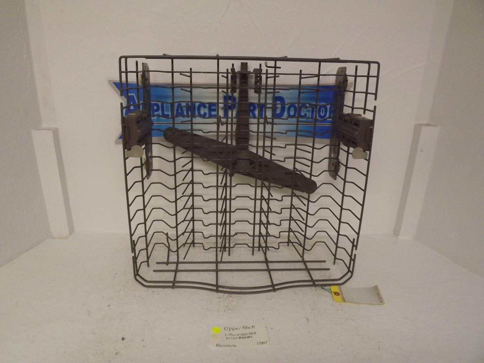 Kenmore Dishwasher WPW10350382 W10082824 Upper Rack Used Kenmore Dishwasher WPW10350382 W10082824 Upper Rack Used